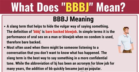 bbbj in meaning|what is bbj slang.